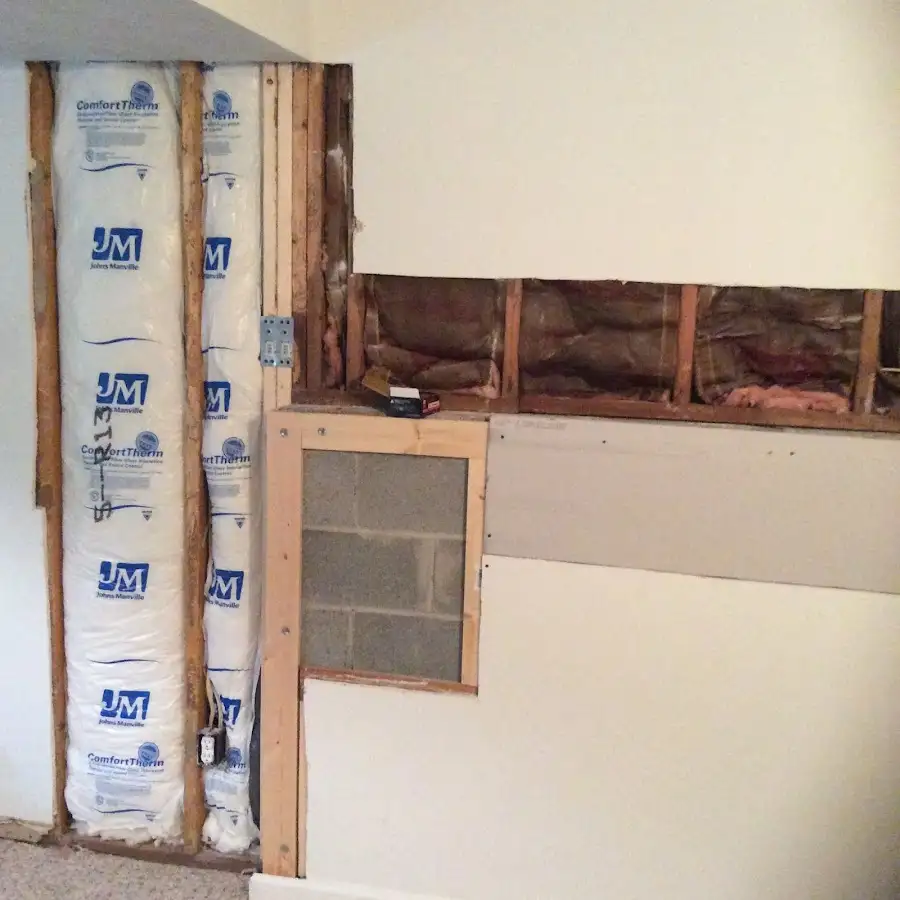 Wall insulation replacement during Odor Removal & Deodorization in Hartselle